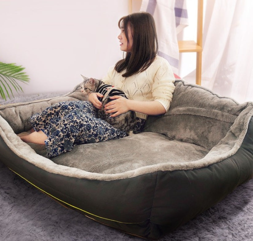 Luxurious Dog Sofa Bed: Cozy, Calming Comfort for Your Best Friend.